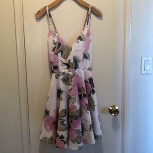 Floral mini dress